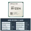 Ryzen 5 5600 6 core a 12 core a 12 ghzz DDR4 3200 65W AM4 CPU Desktop Socket Desktop CPU senza dispositivo di raffreddamento 240410