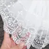 Baby Birthday Princess Dress Elegant Girl Embroidery Flower kralen witte doop tutu jurk kinderen formeel avondfeestje kostuum 240412