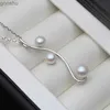 Colliers de pendentif multicolore Natural Natural Freshater 925 Womens Silver Pearl Pendant True Pearl Pendant Collier Jewelry Anniversary Giftwx