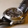 New Sport Mens Watch Designer Wrist Wrists Peerei 00564 Titanium Alloy 44mm Watch avec manuel mécanique 8 jours Storage Power Brown Matte 00564