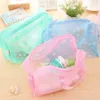 Sacs de rangement pour maquillage Pouche compression Bath Bath 5 couleurs étanche PVC Sac de cosmétique Femmes Transparentes Organisateur mignon