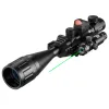 Optics Vomz 624x50 Aoeg Rangefinder Sight Rifle Scope with Holographic 4 Reticle Sight Red Dot Green Dot Laser Combo Riflescope