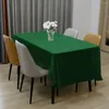 ToLa de mesa de mesa sólida peva plástico cor lisa descartável toalha de mesa espessada impermeável el banqueto de casamento azul