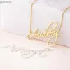 Pendant Necklaces Name Neckalce Dainty Personalized Jewelry Customized Childrens Name Neckalce for Mom Tween Girl Christmas GiftWX