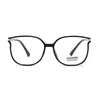 Óculos de sol anti -azul com óculos ovais de óculos ova