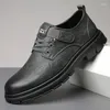 Kleiderschuhe Männer Schuh Retro Business Leder lässige dicke Sohlen für trendige Zapatos para Hombres Sapato Social Masculino