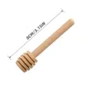 Cuillères 100pcs mini miel Stir bar de mélange de mélange de ponceau de pic de bille à bois pratiquant en bois long fournit des outils de cuisine