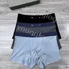 Designer masculino boxers respirável calcinha marca modal letra modal letra impressa cueca impressa