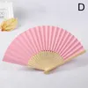 Figurine decorative Blank White Hand Hand Heden Paper Bamboo Filing Fans Pract Calligraphy Painting Dance Accessori da ballo