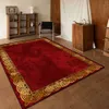 Rode tapijten voor woonkamer Moderne huizendecoratie