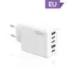 120W Mobile Fast Charger Type-C PD + USB pour iPhone 15 Multi Port Charge Head