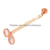 Snuffer in acciaio inossidabile a forbici Candele Schibrini Schizzi Olio Gold Rosa Light Tasco Deliverità Natalizia Dhmne Dhmne