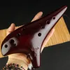 Instrument septangel 12 trous ocarina clé d'alto g professionnel okarina à la main d'instrument de musique à la main flûte