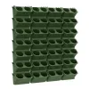 Dekorationen 4pcs Selbstwässerung Blumentopf vertikale Garten Pflanzer Taschenmauer -Sukkulenten Pflanze Bonsai Topf Home Balkon Dekoration