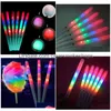 Feest gunst nieuw 28x1.75 cm colorf led lichtstick flash glow suiker snoepje flitsende kegel voor vocale concerten nacht feesten drop levering dhe27