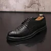 Casual Shoes Fashion Trend Black Leather Oxfords Men's Loafers formella Zapatillas Hombre