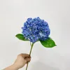 Flores decorativas de alta qualidade Hydrangea Branch Artificial Flower Wedding Pogra Fake for Birthday Party Home Tabel Decoration