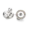Stud Crystal 12mm Snap Earrings Mini Button Earring for Women Snaps Jewelry Drop Delivery DHGARDEN DH1BB