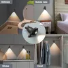 Sensore della lampada a parete Sconce set di due luci a LED magnetiche con rilevamento del movimento wireless per il corridoio della camera da letto durevole