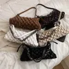 Cordon de cordon de put cuir sac pour femmes mode volet féminin diamant chaîne de réseau de réseau de luxe sacs à main pour les femmes sacs d'épauve de créateur vintage