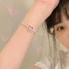 Chaîne Summer Peach Tulling Imitation Pearl Bracelet For Womens Instagram Design unique New High End Love Best Friend Bracelet