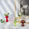Vasi da 5 pezzi colorato di vetro colorato vaso da vaso fai da te bottiglia funky decorazione cottagecore per casa decorazione da finesca da ufficio