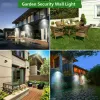 Decoraciones Venta caliente 30 LED Solar Solor inalámbrico Sensor impermeable Lámpara solar de pared solar Decoración de jardín de movimiento de movimiento al aire libre