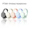 P2691 Headset Headphones sem fio Studio Profissão Bluetooth Earbuds sem fio Bluetooth Earbudes estéreo Earratário completo