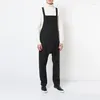 Men's Pants 2024 Spring Summer Style Overalls Casual Bib Loose Harem Low Crotch Trousers Hairstylist Rompers