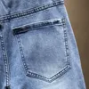 5xl 6xl 7xl uomini jeans di moda per personalità più dimensioni streetwear pantaloni blu vintage blu marchio uomo pantaloni abiti primaverili 240424