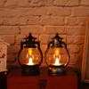 Lumières nocturnes Handheld Retro LED Light Classic Kerosène Lamp Bar Club Club Shop Shop Decoration Home Party Decor Lantern