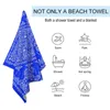 Asciugamano da bagno per asciugamano da bagno da bagno per vacanza hawaiane a bandana su misura personalizzata da bagno da bagno in spiaggia da bagno 240422