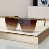 Solglasögon för män Kvinnor Lean Fashion Designer Summer Avant-Garde Goggles Casual Style Anti-ultraviolet UV400 CR39 Square Metal Frameless Glasses Random Box