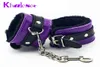 Purple Soft Pu Leather Handboeien comfortabel harige fetisj -beperkingen seksproducten enkelmoordelen bondage slaaf seksspeeltjes voor paar Q44168499