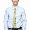 Laço laços de abacate amor gravata engraçada impressão de frutas diariamente desgaste do pescoço retro casual para unsisex adulto colarinho de colarinho presente