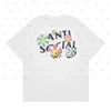 Anti Social Shirt Designer T Shirt Simulación de moda Fashion Lettre Tampón de cuello redondo Camiseta de manga corta Hermosa y moderna verano Social Social