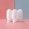 Opslagflessen reisfles set van 3 klein leeg plastic voor toiletartikelen shampoo met tas en conditioner