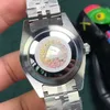 Diamond Watch Mens Watches Mouvement mécanique automatique 40 mm saphir avec bracelet en acier parsemé de diamant