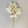 Kwiaty dekoracyjne sztuczna roślina sosna gałąź symulacja zielone liście bonsai akcesoria domowe dekoracja imprezowa plastik