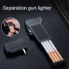 Ny leksakspistolmodell lättare kan delas upp cigarettfodral eld vindtät pistoländare