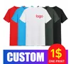 Cotton T Shirt Men Customized Text Diy Your Own Design Po Print Apparel Advertising T-shirt COCT 240428