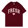 Camisetas para hombres Cotton Sturniolo trillizs Tee Fresh Love Varsity Merch Tamps Tamisetas de verano Unisex