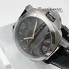 New Sport Mens Watch Designer Wrist Wrists Pererei Mens Watch Lumiinor1950 Série 44 mm Date de diamètre Affichage Automatique Mécanique pour hommes Titanium Metal