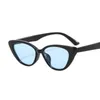 Solglasögon Nem Vintage Cat Eye Fashion Small Frame UV400 Shades Sun Glasses Party Travel Eyewear Female H240429