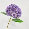 Flores decorativas de alta qualidade Hydrangea Branch Artificial Flower Wedding Pogra Fake for Birthday Party Home Tabel Decoration