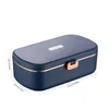 Bento Boxes Stainless steel electric lunch box 220V home work adult meal heater leak proof food container Q240427