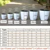 Planters potten Lazy Plant Flowerpot Automatisch Zelf Waterpot Plastic met katoenen touw Garden Basket Q240429