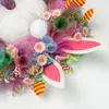 Decoratieve bloemen Lavendel Zomer krans kunstmatige groene bloem kerstkransen voor voordeur met hanger 36 in rustiek