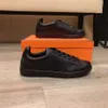 Mode beste topkwaliteit echt lederen handgemaakte multolor gradiënt technische sneakers mannen vrouwen beroemde schoenen trainers NHB00001