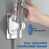 Zet 5 modi douchekop verstelbare hogedruk water bespaard douchekop Watermassage douchekop haak slang badkamer accessoires